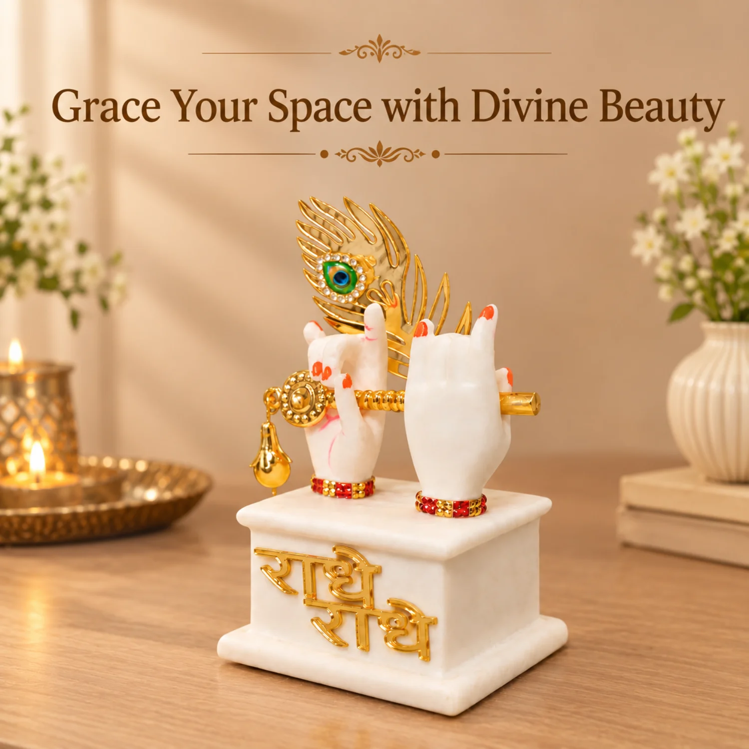 A Radhe Radhe Display Accent