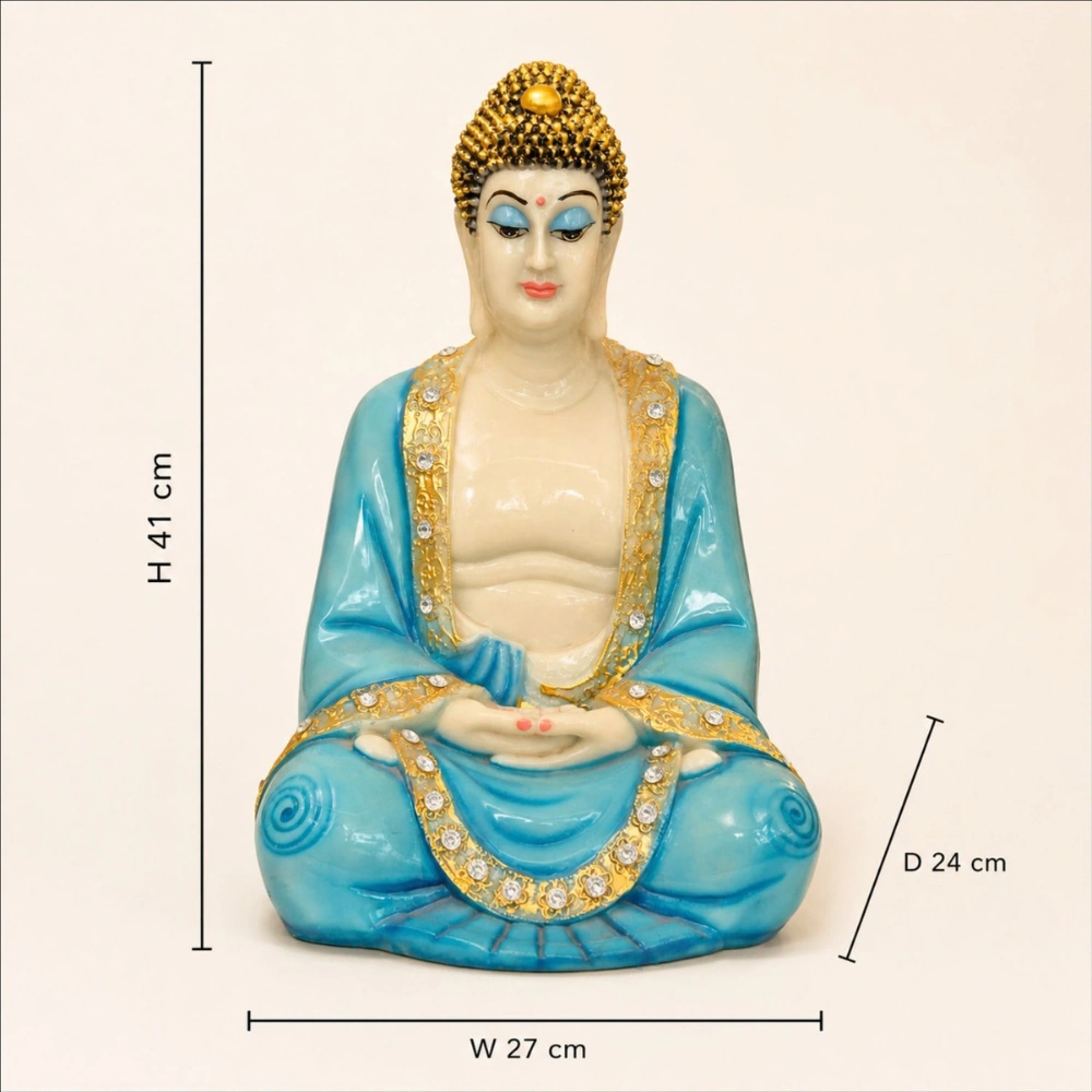 Flowing Blue Robes