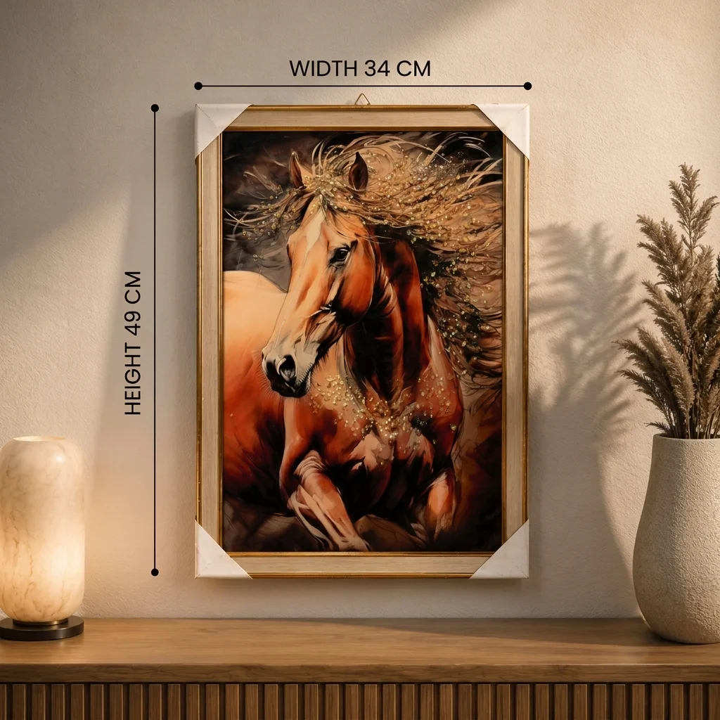A Horse Portrait Full of Movement