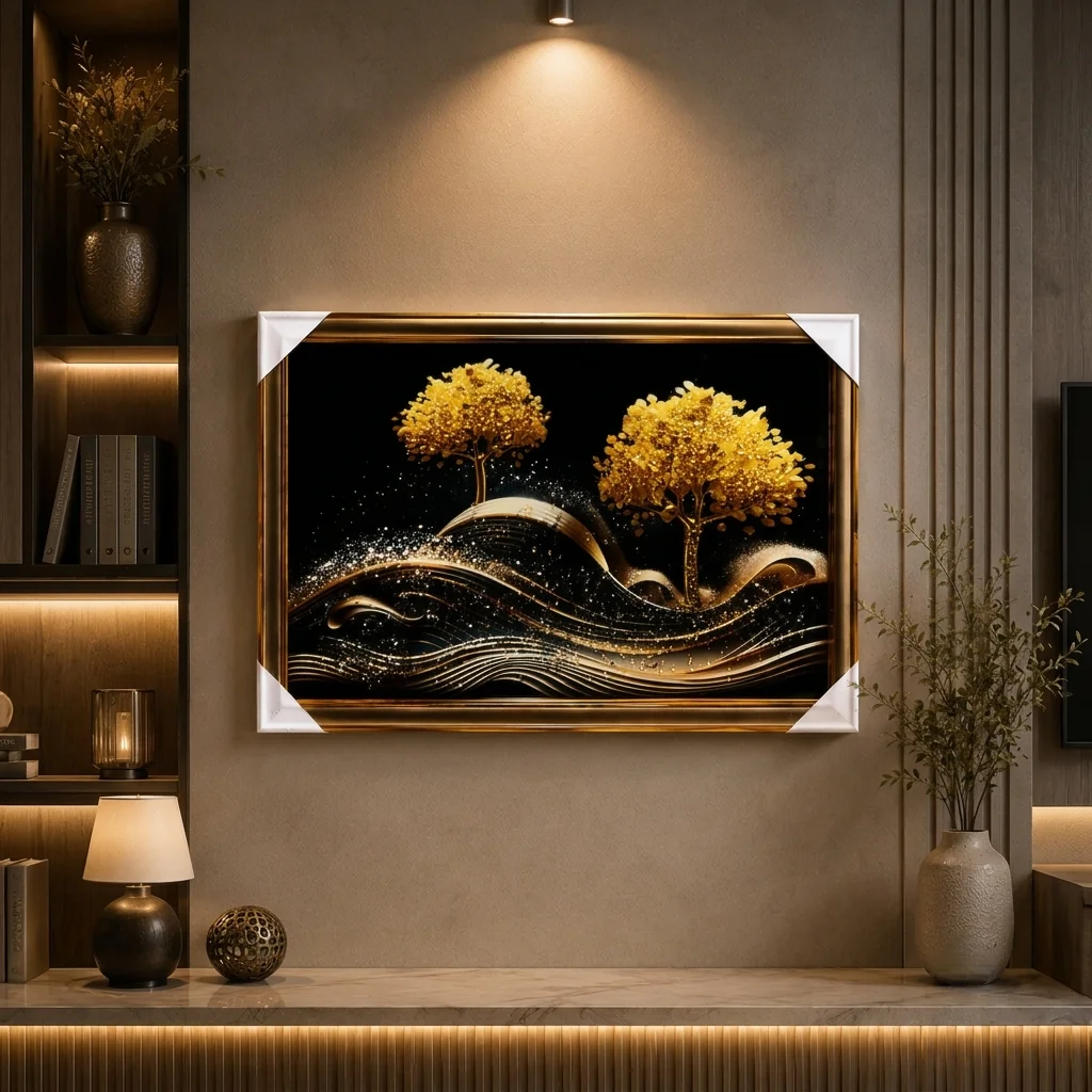 Golden Trees over Flowing Lines