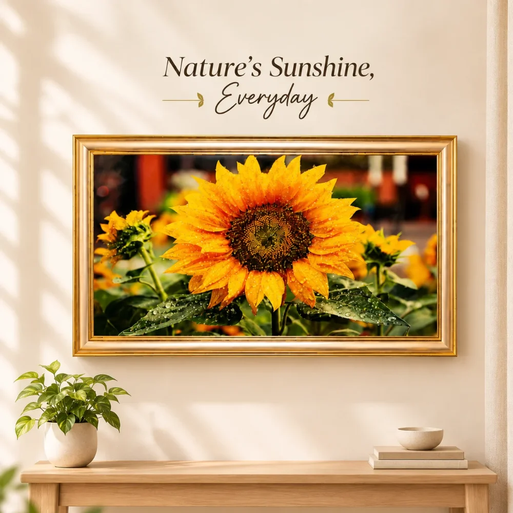 A Sunflower in Fresh Golden Colour