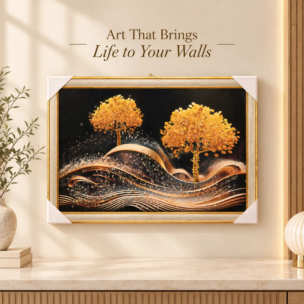 Twin Trees over Flowing Waves