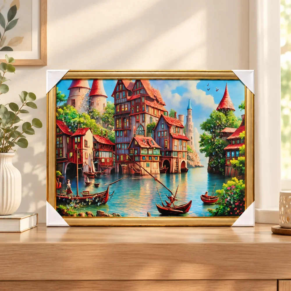 A Colourful Waterside Escape