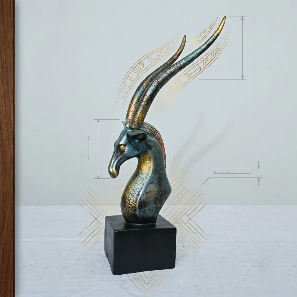 A Sculptural Wildlife Accent