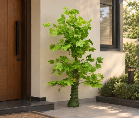 Artificial Green Maple-Style Tree