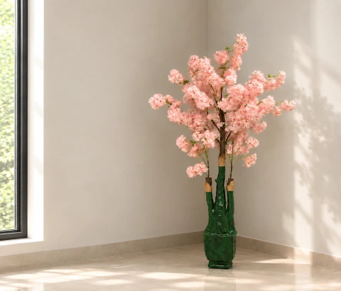 Artificial Soft Pink Blossom Tree